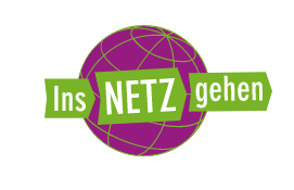 Das Logo von Ins Netz gehen.