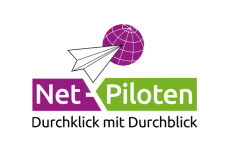 Net-Piloten Präventionsprojekt Logo Net-Piloten: Durchklick mit Durchblick