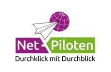 Logo Net-Piloten: Durchklick mit Durchblick